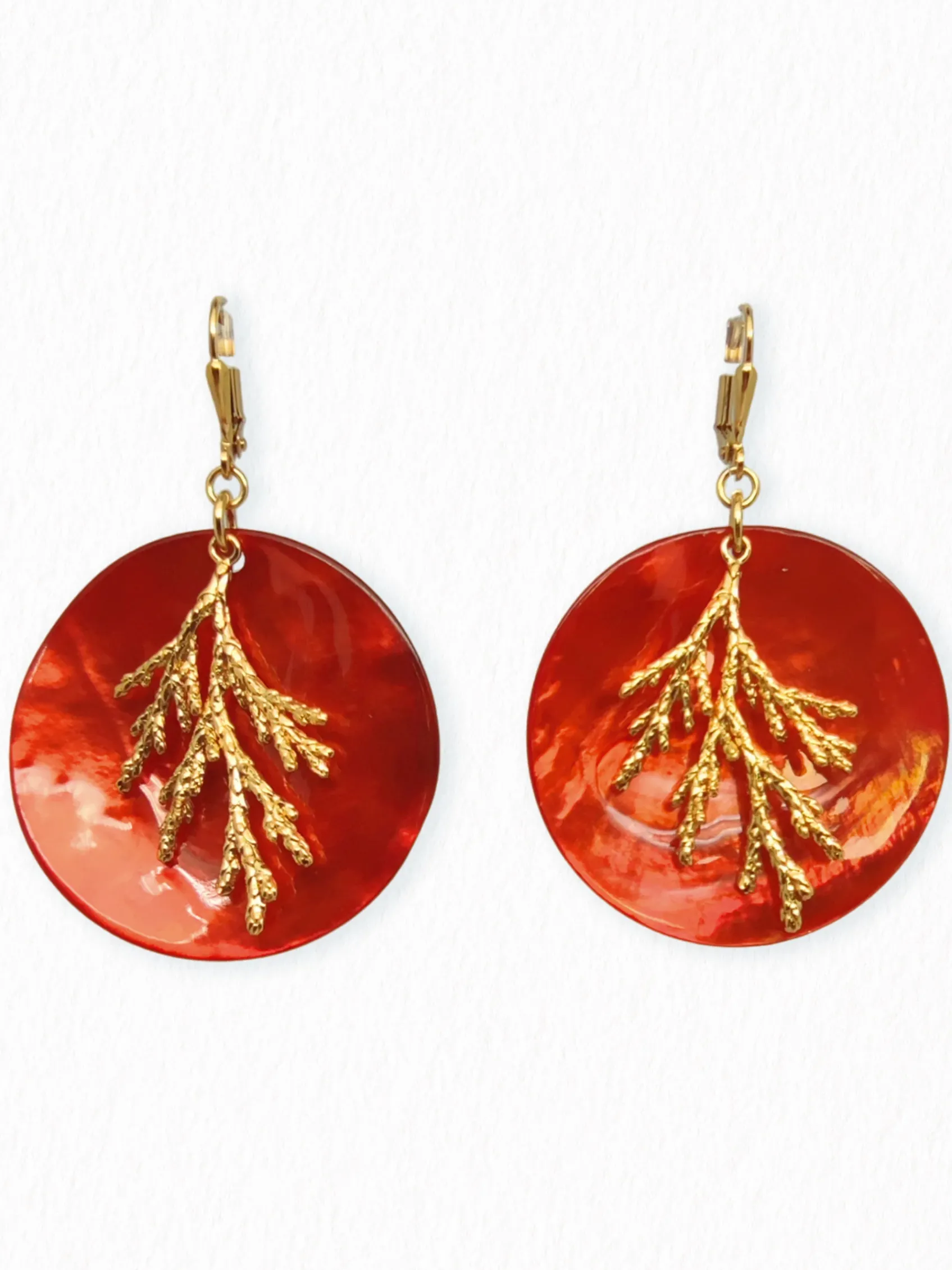 Bijoux | Nouveautés>HippieChic Boucles d'Oreilles Nacres Aurélia