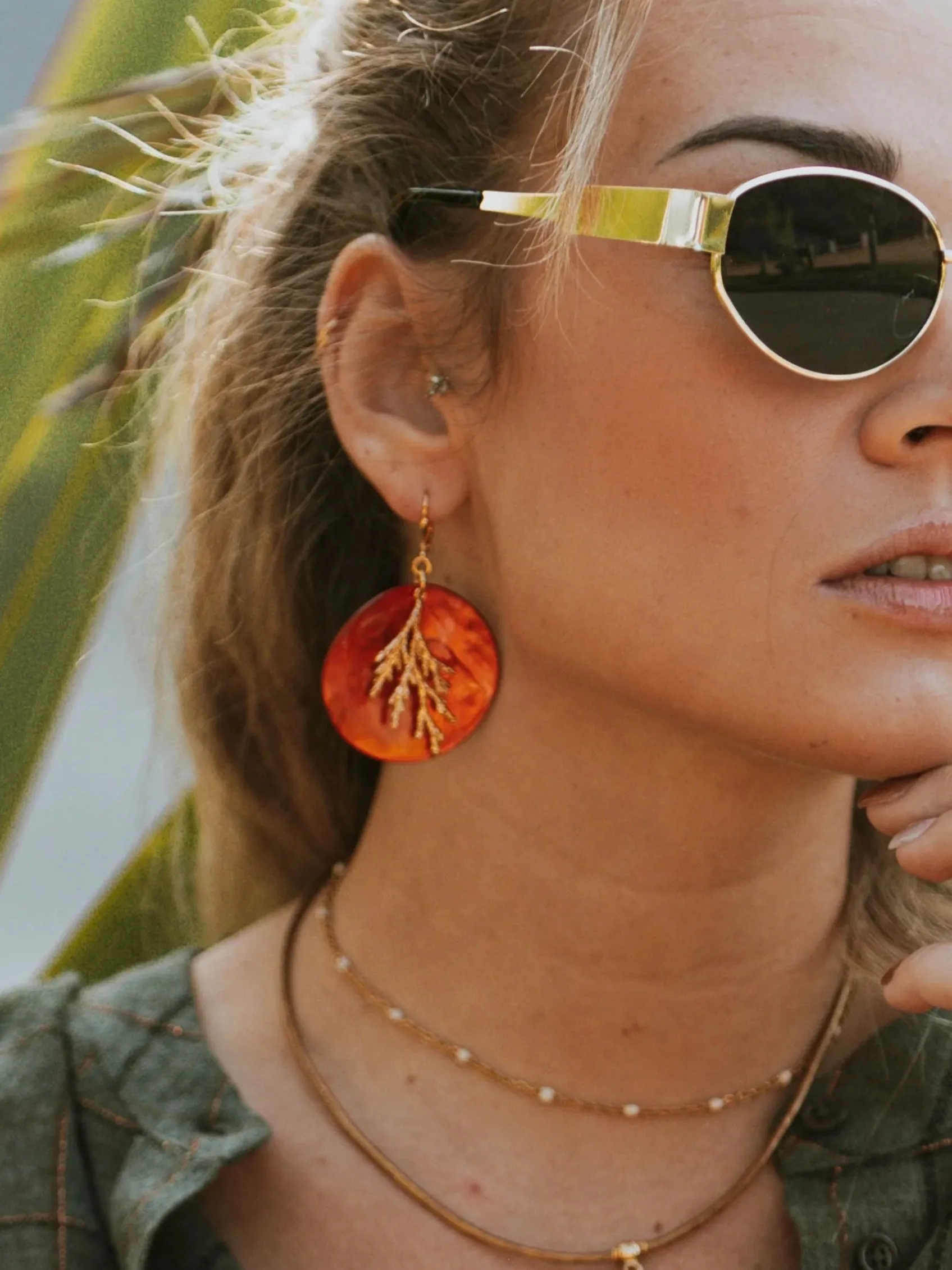 Bijoux | Nouveautés>HippieChic Boucles d'Oreilles Nacres Aurélia