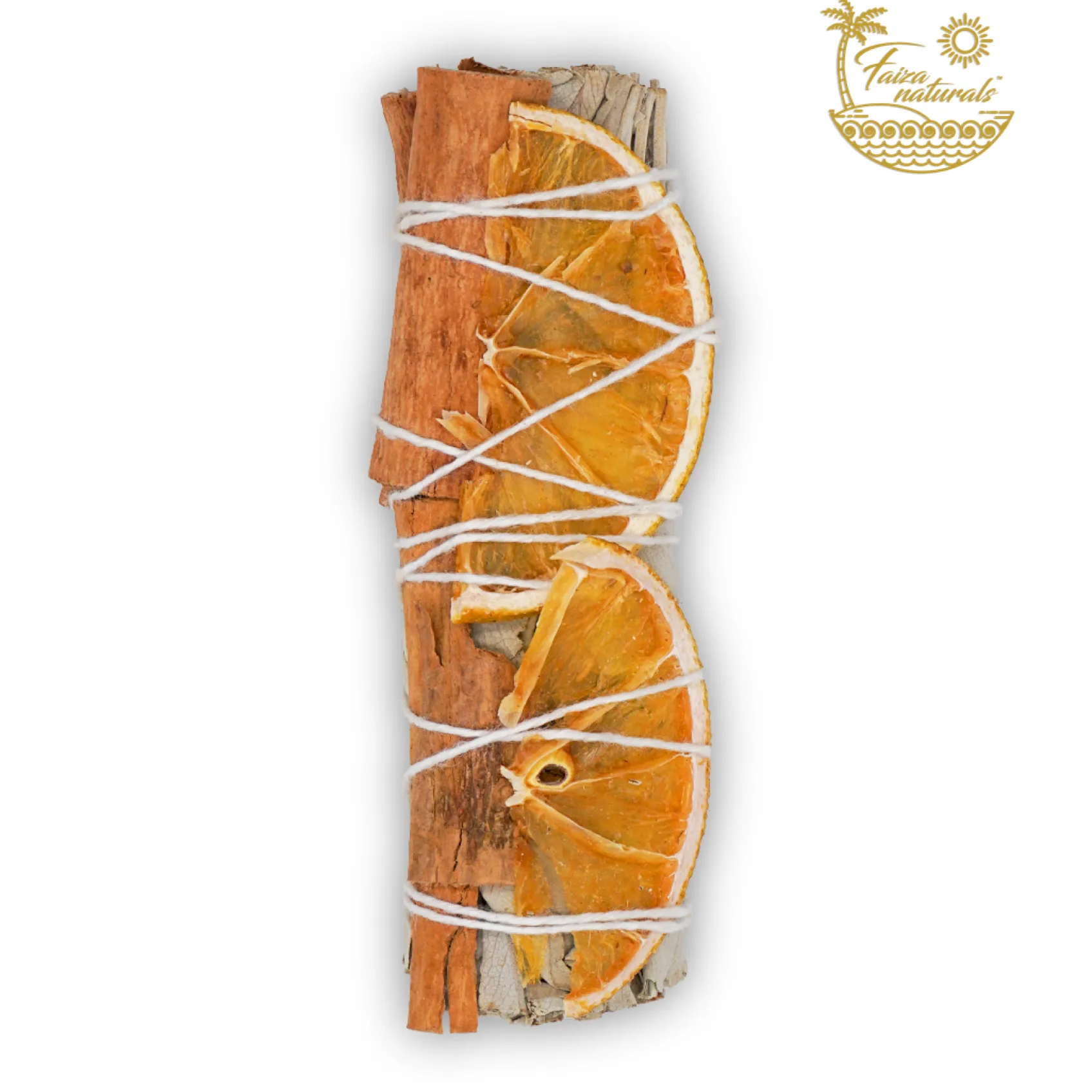 Senteurs | Nouveautés>HippieChic Bouquet de tranches d'orange et de cannelle avec sauge blanche